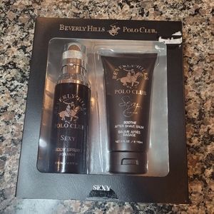 Beverly Hills Polo Club Sexy for men 2 Piece Gift Set body spray & after shave b